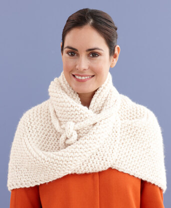 Grande Wrap in Lion Brand Wool-Ease Thick & Quick - L20302B