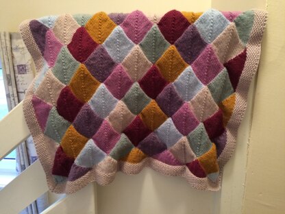 Domino knit blanket
