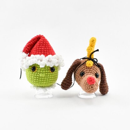 The Grinch and Max Ornaments