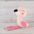 Amigurumi Flamingo in Lion Brand Feels Like Butta - M23047 FB - Downloadable PDF