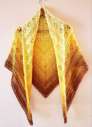 Easy Peasy Posy Shawl