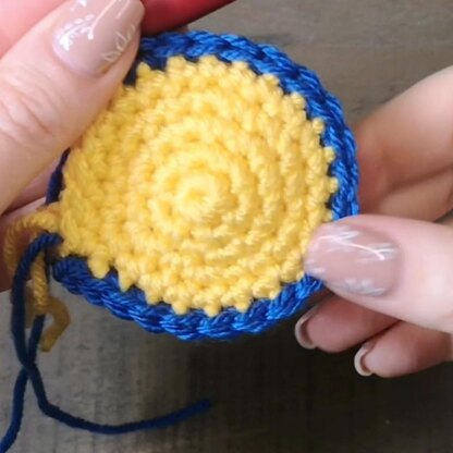 Simple 3D flower keyring