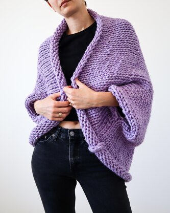 Super Chunky Slouchy Shrug Knitting pattern by Michelle Greenberg ...