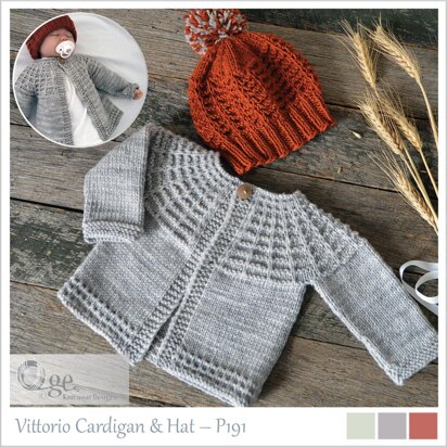 Vittorio Cardigan & Hat – P191