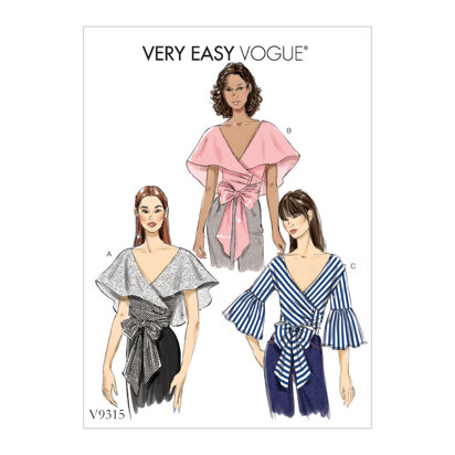 Vogue Misses' Top V9315 - Sewing Pattern