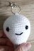 Crochet pattern light bulb keychain