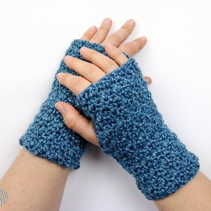 Lemon Peel Fingerless Gloves