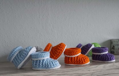 Häkelanleitung für Baby Booties