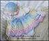 Frilled Skirt all in one Romper Set 16-22” doll/preemie-3m+ baby