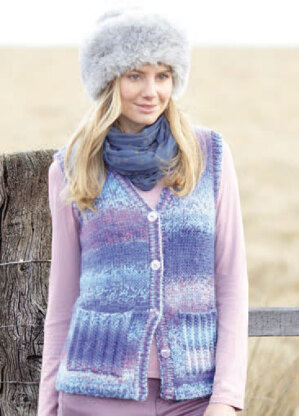 Cardigan, Scarf and Waistcoat in Sirdar Aura - 7880 - Downloadable PDF