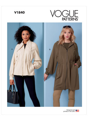 Vogue Misses' Jacket V1840 - Sewing Pattern