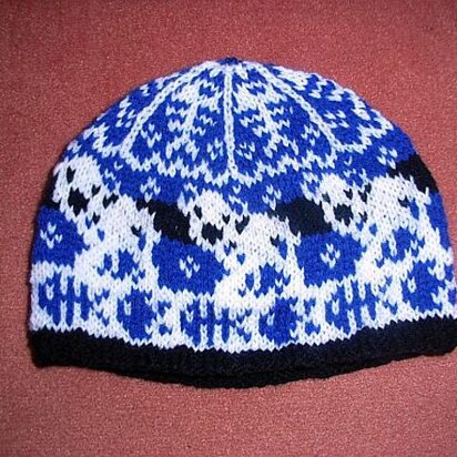 Little polar bear kid's beanie/Eisb - knitting pattern