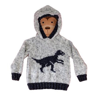 Dinosaur Hoodie - Velociraptor