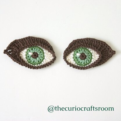 Crochet EYES and BOOKMARK