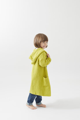 Halima Cardigan - Knitting Pattern in Debbie Bliss Eco Baby