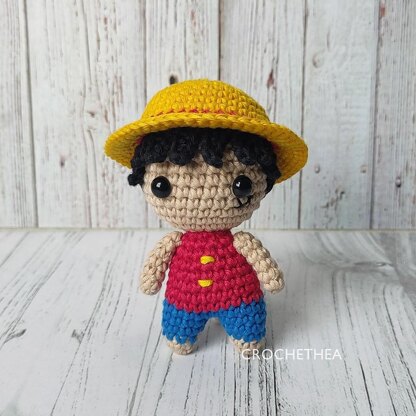 Luffy One Piece Amigurumi