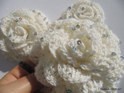 Crochet Rose Flower