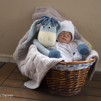 Donkey Toy Baby Blanket