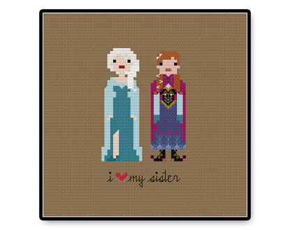 Sisters - PDF Cross Stitch Pattern