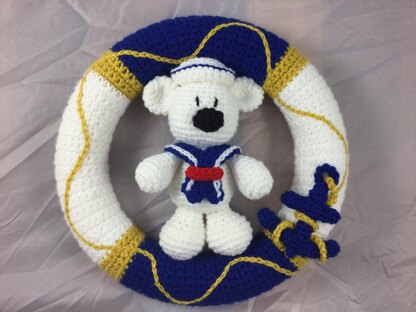 Nautical TeddyBear Wreath