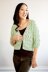 K962-Spring Mint Cropped Cardigan
