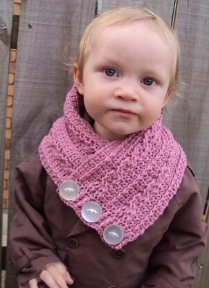 Child's Cabled Neck Warmer