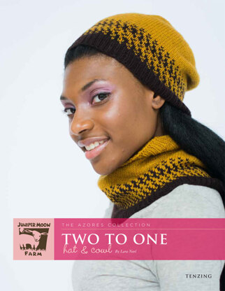 Two To One Hat & Cowl in Juniper Moon Tenzing - Downloadable PDF