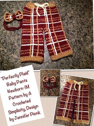 "Perfectly Plaid" Baby Pants