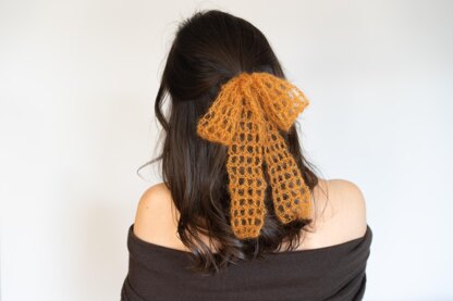 Mohair Square Mesh Headband