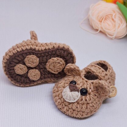 Bear Baby Booties