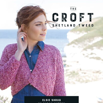 Elsie Shrug in West Yorkshire Spinners The Croft Shetland Tweed - DBP0055 - Downloadable PDF