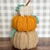 Farmhouse-Chic Stackable Crochet Pumpkins