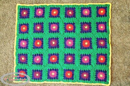 Granny's Flower Garden Blanket