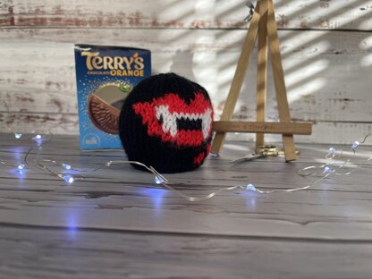 Vampiress Chocolate Orange Cover Knitting Pattern