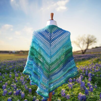 Texas Bluebonnet Shawl