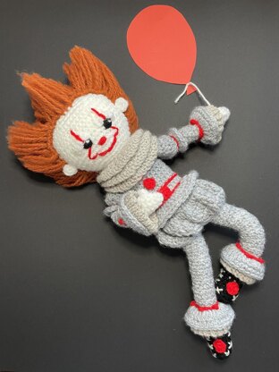 Creepy Clown amigurumi