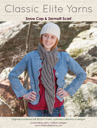 Snow Cap in Classic Elite Yarns Chalet - Downloadable PDF