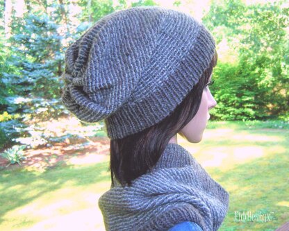 Luna Reversible Hat / Cowl Set