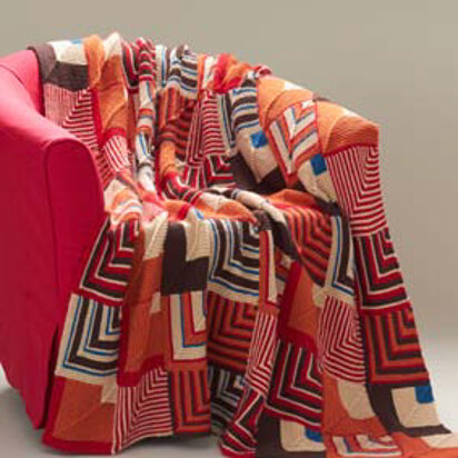 Southwest Geometric Blanket in Caron Simply Soft - Downloadable PDF