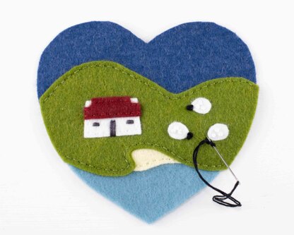 Cottage Heart Felt Ornament