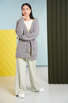 Composite Cardigan in Rowan Felted Tweed & Kidsilk Haze - ZB301-00011-DEP - Downloadable PDF