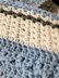 Classy Crochet Textured Blanket in Blue