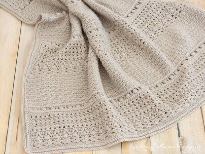 Modern Classic Baby Blanket Crochet pattern by Kirsten Holloway