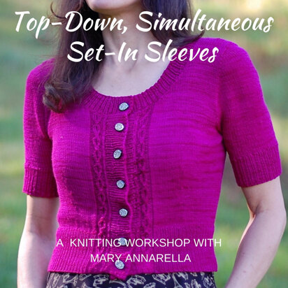 WEBS Top-Down, Simultaneous Set-In Sleeve Sweaters - V