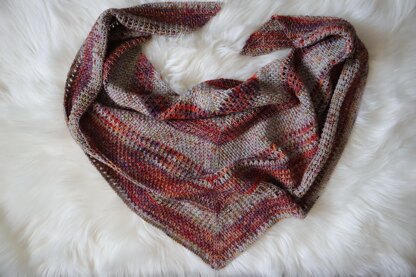 Sienna Harvest Berry Shawl