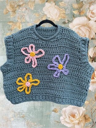 BUTTERCUP CROCHET TANK TOP