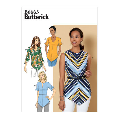 Butterick Damentop B6663 - Schnittmuster