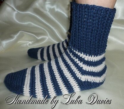 Croched Striped Socks