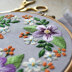 Hope and Hart - Daphne - Beginner Friendly Modern Floral Embroidery Pattern