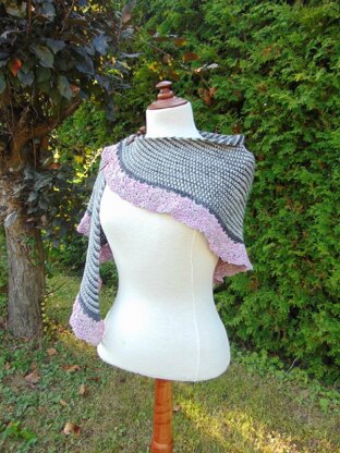 Granite & Quartz shawl